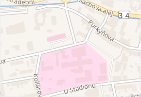 Kollárova v obci Svitavy - mapa ulice