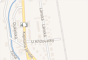 Lánská v obci Svitavy - mapa ulice