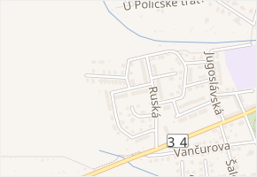 Litevská v obci Svitavy - mapa ulice