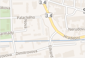 Malé náměstí v obci Svitavy - mapa ulice