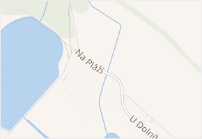 Na Pláži v obci Svitavy - mapa ulice