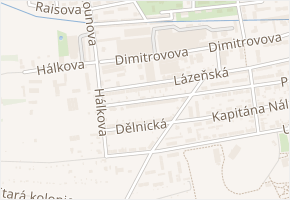 Národního osvobození v obci Svitavy - mapa ulice