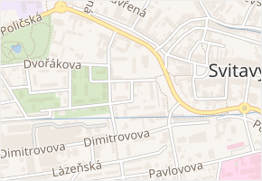 Nová v obci Svitavy - mapa ulice