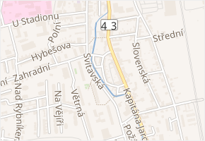Okružní v obci Svitavy - mapa ulice