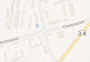 Olomoucká v obci Svitavy - mapa ulice