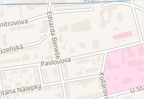 Pavlovova v obci Svitavy - mapa ulice