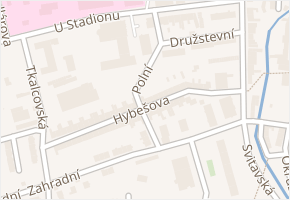 Polní v obci Svitavy - mapa ulice