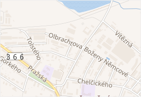 Štítného v obci Svitavy - mapa ulice
