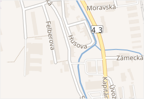 Svitavská v obci Svitavy - mapa ulice
