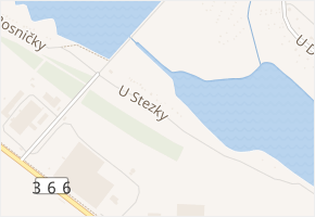 U Stezky v obci Svitavy - mapa ulice