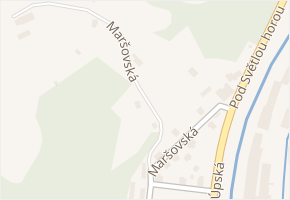 Maršovská v obci Svoboda nad Úpou - mapa ulice