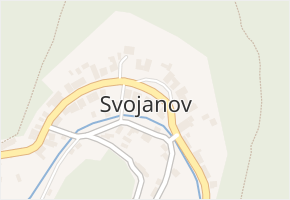 Svojanov v obci Svojanov - mapa části obce