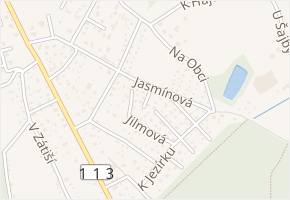 Habrová v obci Svojetice - mapa ulice