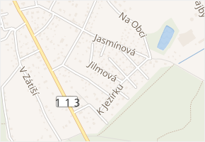 Jilmová v obci Svojetice - mapa ulice