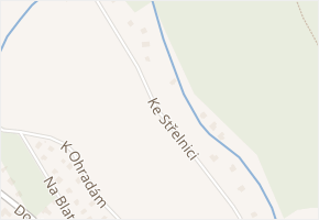 Ke Střelnici v obci Svojetice - mapa ulice