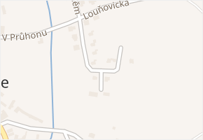 Na Dlážděnce v obci Svojetice - mapa ulice