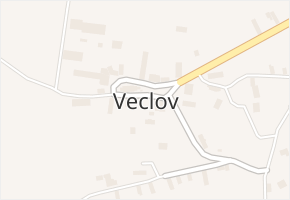 Veclov v obci Svojetín - mapa části obce