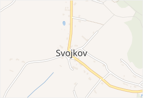 Svojkov v obci Svojkov - mapa části obce