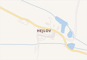 Hejlov v obci Svrabov - mapa části obce