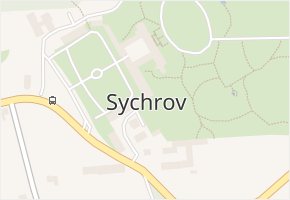 Sychrov v obci Sychrov - mapa části obce