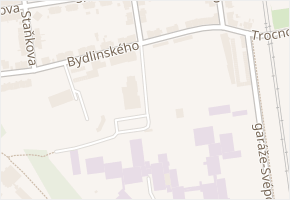 Bydlinského v obci Tábor - mapa ulice