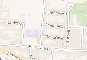 Dobrovského v obci Tábor - mapa ulice