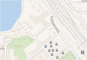 garáže-U Sladovny v obci Tábor - mapa ulice