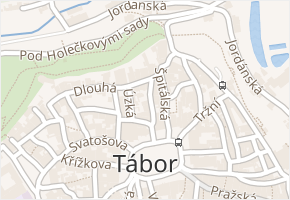 Hrnčířská v obci Tábor - mapa ulice