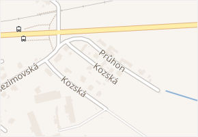 Kozská v obci Tábor - mapa ulice