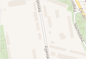Kyjevská v obci Tábor - mapa ulice