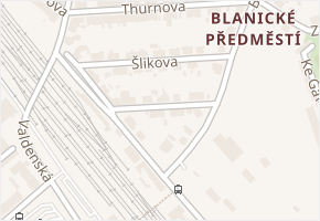 Michalovicova v obci Tábor - mapa ulice