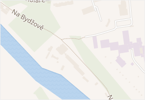 Na Bydžově v obci Tábor - mapa ulice