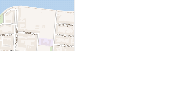 nám. T. G. Masaryka v obci Tábor - mapa ulice