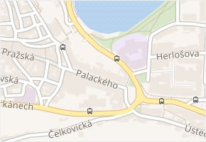 Palackého v obci Tábor - mapa ulice