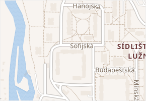 Sofijská v obci Tábor - mapa ulice