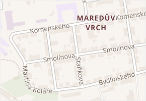 Staňkova v obci Tábor - mapa ulice