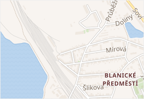 Šultysova v obci Tábor - mapa ulice