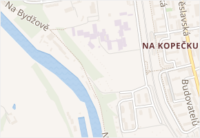 zahrádkářská osada v obci Tábor - mapa ulice