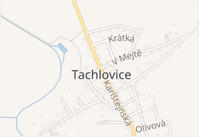 V Mejtě v obci Tachlovice - mapa ulice