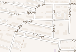 Jana Sladkého Koziny v obci Tachov - mapa ulice