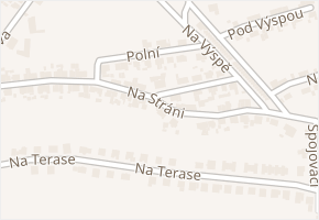 Na Stráni v obci Tachov - mapa ulice