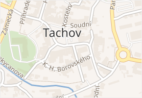 náměstí Republiky v obci Tachov - mapa ulice