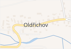 Oldřichov v obci Tachov - mapa části obce