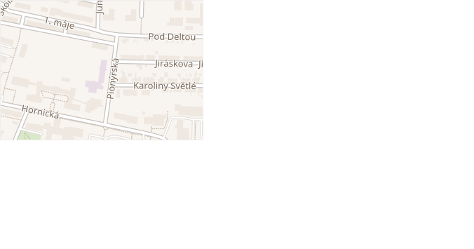 Pionýrská v obci Tachov - mapa ulice