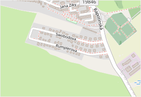 Rumplerova v obci Tachov - mapa ulice