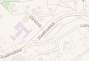 Stadtrodská v obci Tachov - mapa ulice