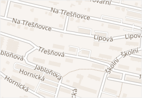 Třešňová v obci Tachov - mapa ulice