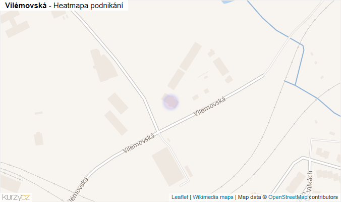 Mapa Vilémovská - Firmy v ulici.