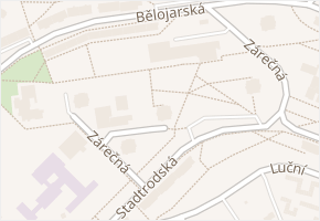 Zárečná v obci Tachov - mapa ulice