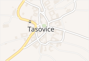 Tasovice v obci Tasovice - mapa části obce